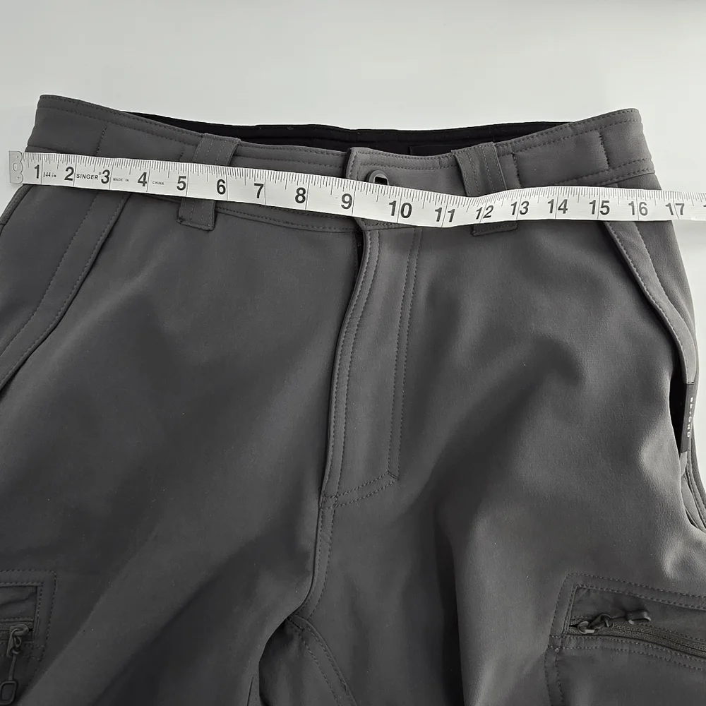 Beyond Clothing Men's Testa Softshell Pants grey 32 regular